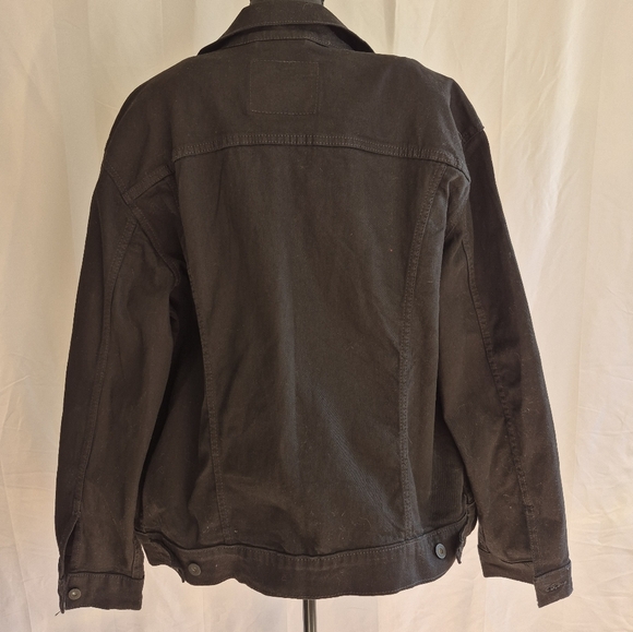 NWT Men’s Levi’s Black Jean Jacket Size XL  Denim Jacket 100% Cotton - Picture 2 of 4